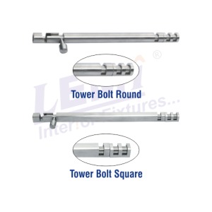 Tower Bolt Square / Round