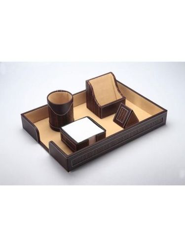 5 in 1 Leather Desktop Organizer