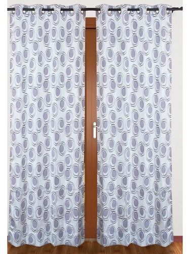 Readymade Curtain - Polyester 7x2.25 Feet, Gray | Stylish Eyelet Drape, Easy Install
