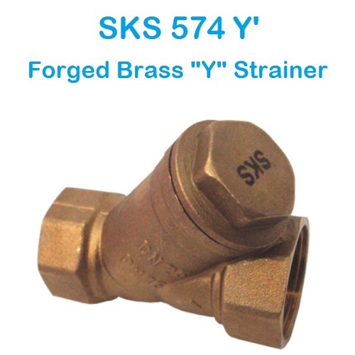 SKS 574 Y Forged Brass Y Strainer
