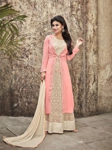 Embroidered Salwar Kameez - Cotton Top, Cambric Bottom, Bemberg Dupatta | Elegant Ethnic Wear for Women, Perfect for Festive Occasions