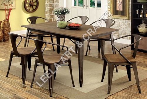 Industrial Dining Table Set Industrial Dining Table Set