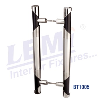 S.S. Glass Door Handle - Stainless Steel, 12 Inches, Silver | Durable, Stylish, Easy Install, Secure Grip, Polished Finish