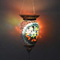 Glass Candle Hanging