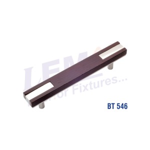 Cabinet Handle - Metal & Plastic, 120x25x20mm, Silver & Black | Durable, Stylish, Easy Install, Strong Grip, Elegant Look