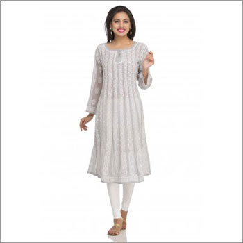 Cotton Embroidered Kurtis