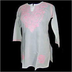 Cotton Chikan Kurti