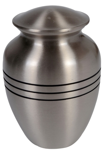 Gifts And Crafts Ribs Pewter Brass Urn