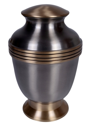 Gifts And Crafts Steel Gold Brass Urn