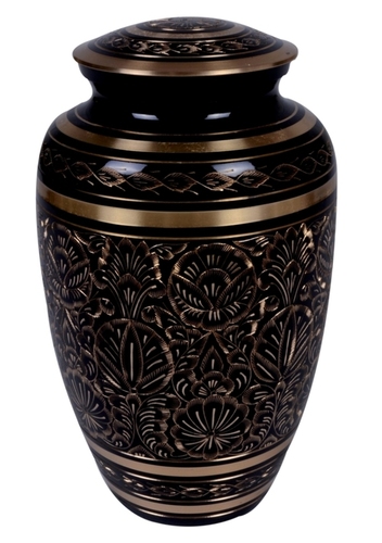 Gifts And Crafts Classic Engraved Brass Urn
