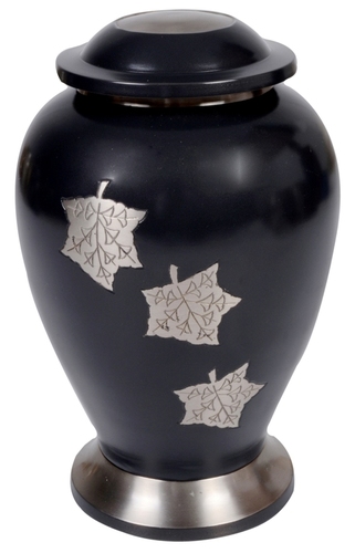 Gifts And Crafts Old Leaf Brass Urn