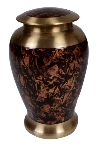 Gifts And Crafts Patina Brass Urn