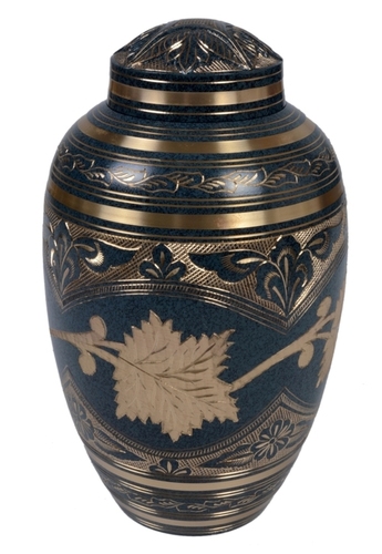 Gifts And Crafts Classy Flower Brass Urn