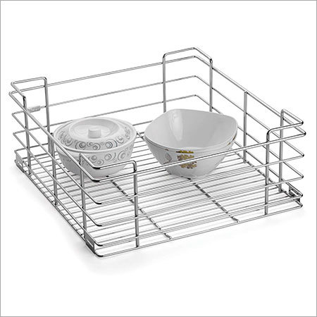 Stainless Steel Plain Kitchen Basket
