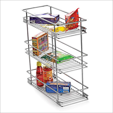Three Shelf Pull Out Basket