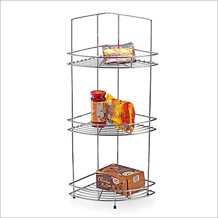 Triple Corner Kitchen Basket No Assembly Required