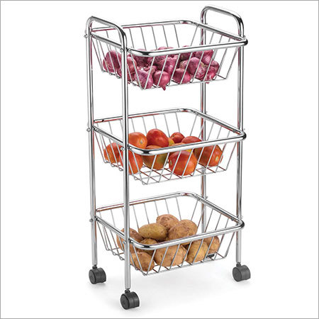 Three Self OPG Basket - Stainless Steel, High Load Capacity | Corrosion Resistant, Durable, Rust Proof, Economical Design
