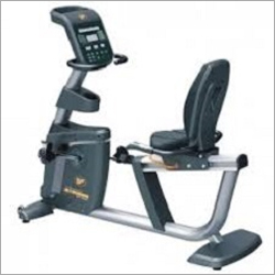 Heavy Commercial Recumbent Bike - Steel Frame, 50x24x40 in, Gray | Automatic, LCD Display, Magnetic Resistance, Comfortable