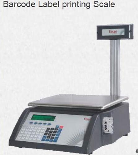 Barcode Label Printing Scale - Color: Silver