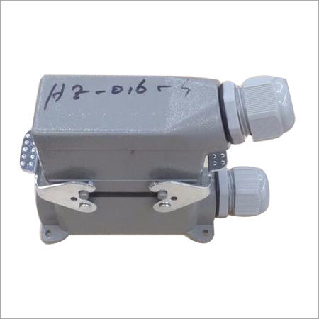 BOTTOM CLOSE TYPE Connector - Aluminum Alloy, IP65, 16A 500V, -40 to 125Â°C, 6KV Impulse Voltage, 1010MÎ© Insulation Resistance