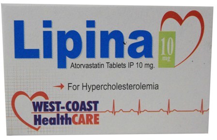 Atorvastain tablets ip 10 mg