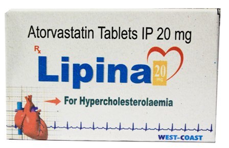 Atorvastain tablets ip 20 mg