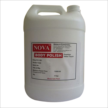 Nova Ptfe Touch Polish - 5l | Uv Protection, Long Shelf Life, Rich Glassy Finish, Machine Use, Ideal For Microfiber Cloth Application
