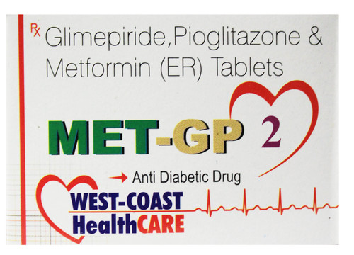 Glimepiride, Pioglitazone & Metformin (ER) Tablets