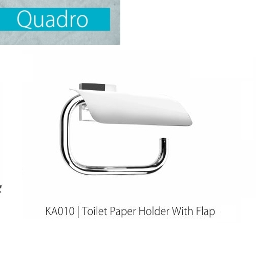 Brass Toilet Paper Holder With Flap