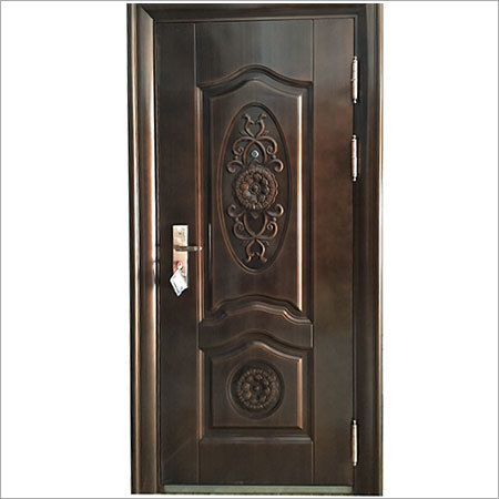 Heat Transfer Security Door - Honeycomb Filled, 2050x860/960 mm Dimensions, Any Color Finish - Rugged Design, Minimal Maintenance, Rust Proof, Invisible Hinges, Dual Point Locking System