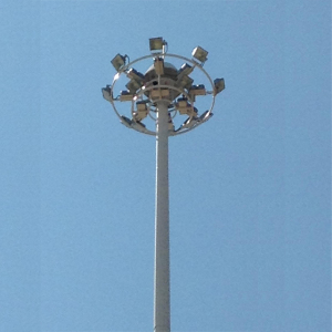High Mast Lighting Pole - Color: Grey