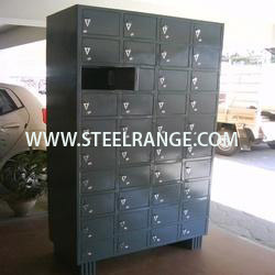 Mobile Lockers - Mild Steel, 40 Separate Lockers | Ample Storage Space, Easy to Move, Ideal for Office and Educational Use