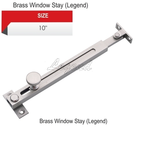 Brass Window Stay Legend