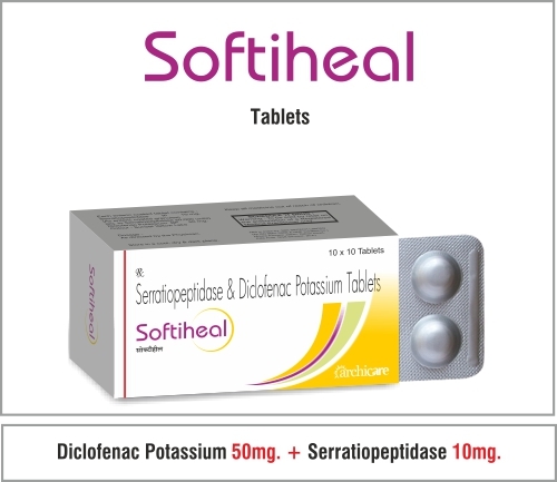 Diclofenac 50 + Serratiopeptidase 10