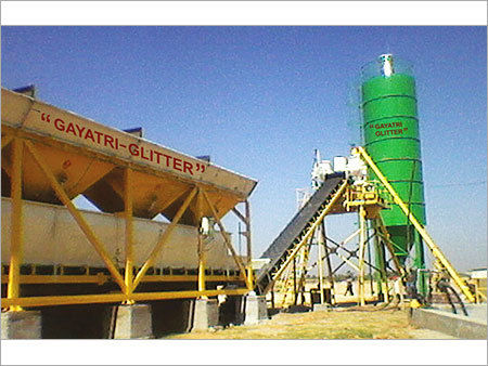 Four Bin Hopper Concrete Batching Plant