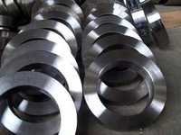 Stainless Steel Rolled Ring - Round Shape, Thickness 5-25 Mm, Forged Technology | Industrial Use, Galvanized Surface Treatment, Machine Parts