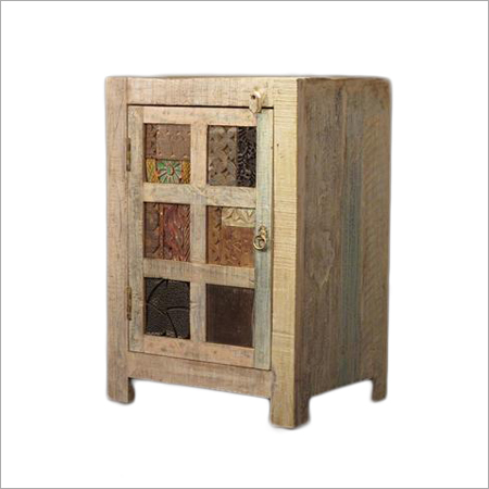 Glass Reclaimed Wooden Rack