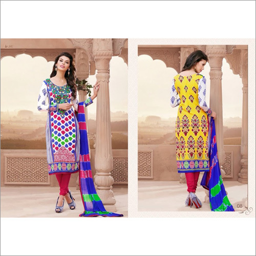 Cotton Embroidery Suit