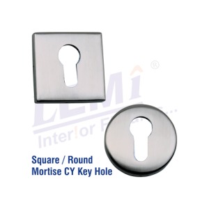 Mortise CY KeyHole Round / Square - Stainless Steel, 2mm Thickness | Durable, Corrosion Resistant, Precise Cut, Secure Locking