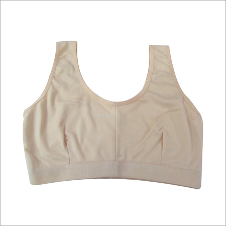 Cotton Sports Bra - Skin Color, Removable Pad Design | Soft, Smooth, Shrink Resistant, Ideal for Intense Workouts