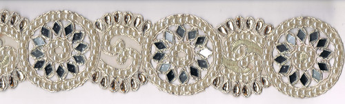 Fancy Lace With Heavy work