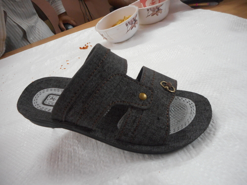 Black Mens Slipper