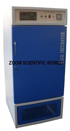 Bod Incubator - Mild Steel & Anodized Aluminum 5 to 75Â°C Range 110-240V AC Double-Walled Design Blue & White Finish