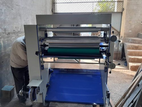 Grey Automatic Roll To Roll Lamination Machine With Slitter