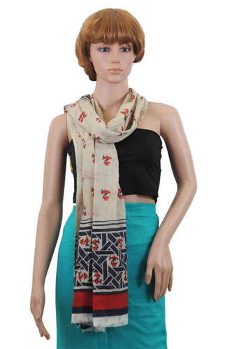 Multi Color Colours Cotton Scarf