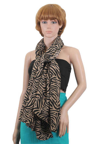 Black Fashion Cotton Scarves