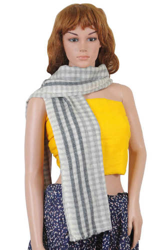 White Fashion Woolen Scarves