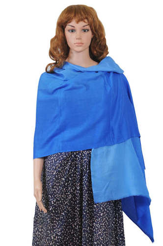 Blue Wool Scarves
