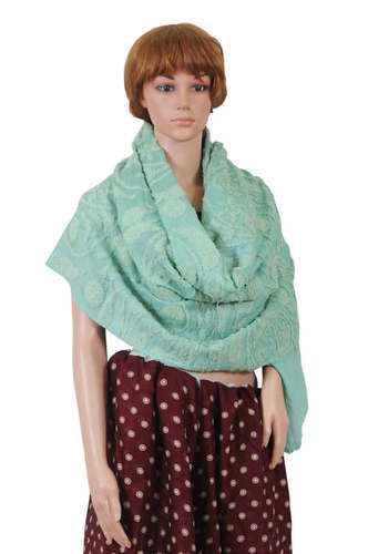 Light Sky Blue Wool Scarves
