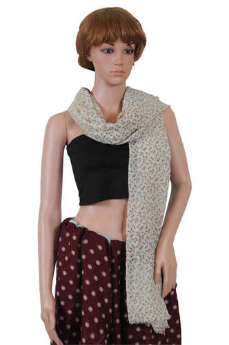 White Wool Scarves